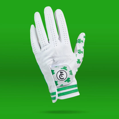 "Feelin Lucky" Golf Glove | Premium Cabretta Leather | Men'S & Women'S Golf Accessory | Breathable, Durable, Comfortable